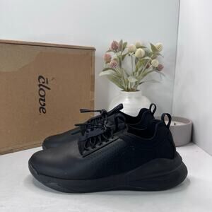 Clove Classic Sneaker Women/Men Nursing Healthcare Shoes All Black W9/M7.5